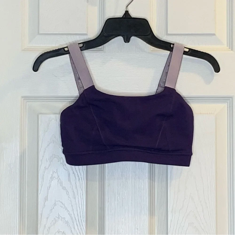 Lululemon Adjust Me Bra Concord Grape Size 4
